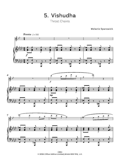 Spanswick, Melanie: Chakra Suite for Clarinet & Piano - (Digital Download)