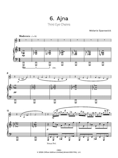 Spanswick, Melanie: Chakra Suite for Clarinet & Piano - (Digital Download)