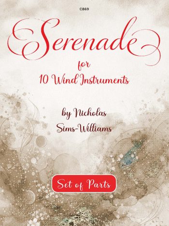 Sims-Williams, N - Serenade for ten wind instruments – Parts - Digital Download