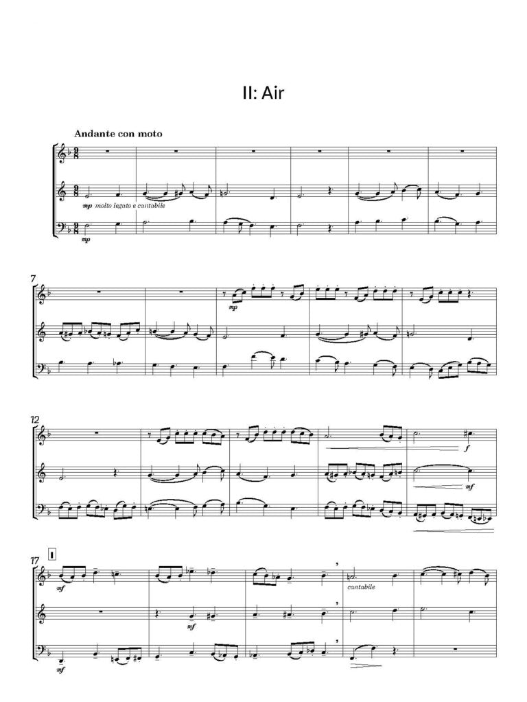 Nicholas Sims-Williams - Partita for wind trio - (Digital Downlaod)