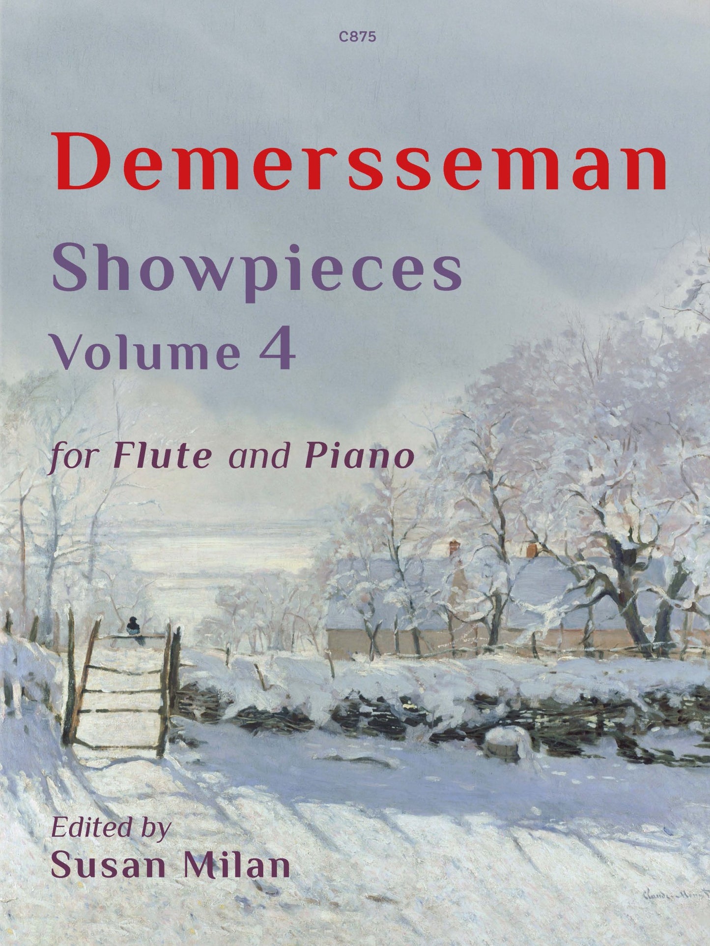 Jules Demersseman ed. Susan Milan Showpieces Vol 4 for flute and piano - Digital Download