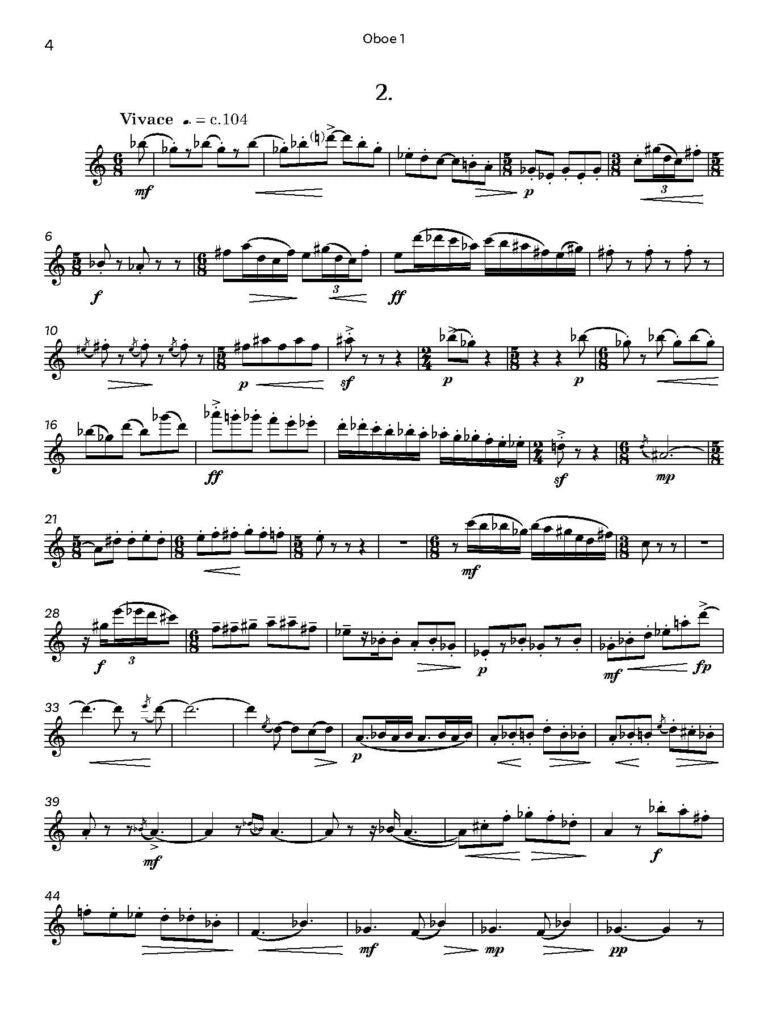 Butterworth, Arthur - Leprechauns Trio (2 Oboes and Cor Anglais) - Digital Download