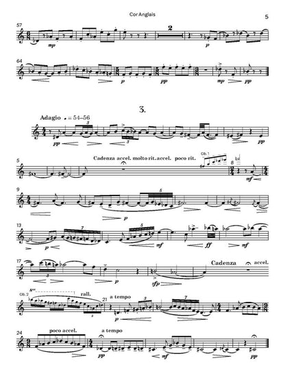 Butterworth, Arthur - Leprechauns Trio (2 Oboes and Cor Anglais) - Digital Download