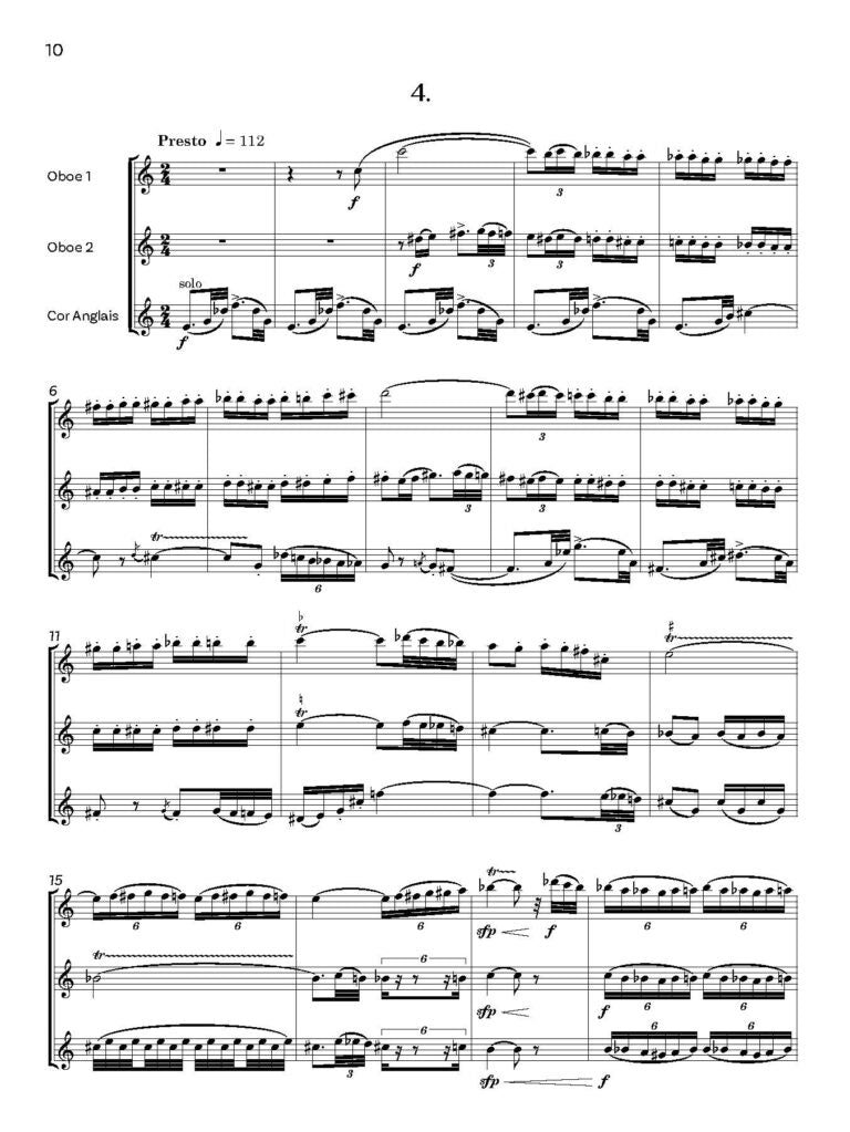 Butterworth, Arthur - Leprechauns Trio (2 Oboes and Cor Anglais) - Digital Download