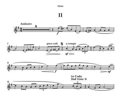 Lawson, Gordon - Three Short Pieces for Oboe and Piano (2025) - (Digital Download)