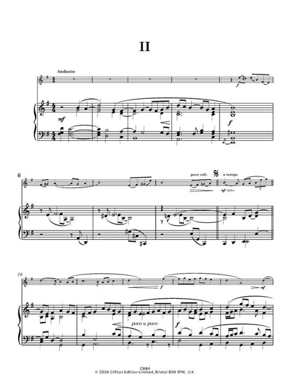 Lawson, Gordon - Three Short Pieces for Oboe and Piano (2025) - (Digital Download)
