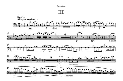 Gumlich, CF - Premier Quatuor for Bassoon and string trio - (Digital Download)