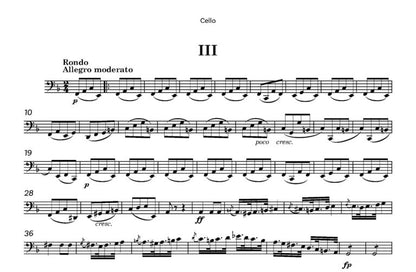 Gumlich, CF - Premier Quatuor for Bassoon and string trio - (Digital Download)