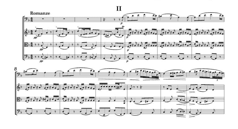 Gumlich, CF - Premier Quatuor for Bassoon and string trio - (Digital Download)
