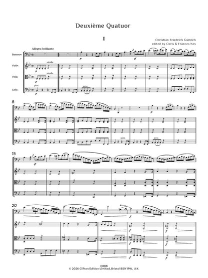 Gumlich, CF - Deuxième Quatuor - (Digital Download)