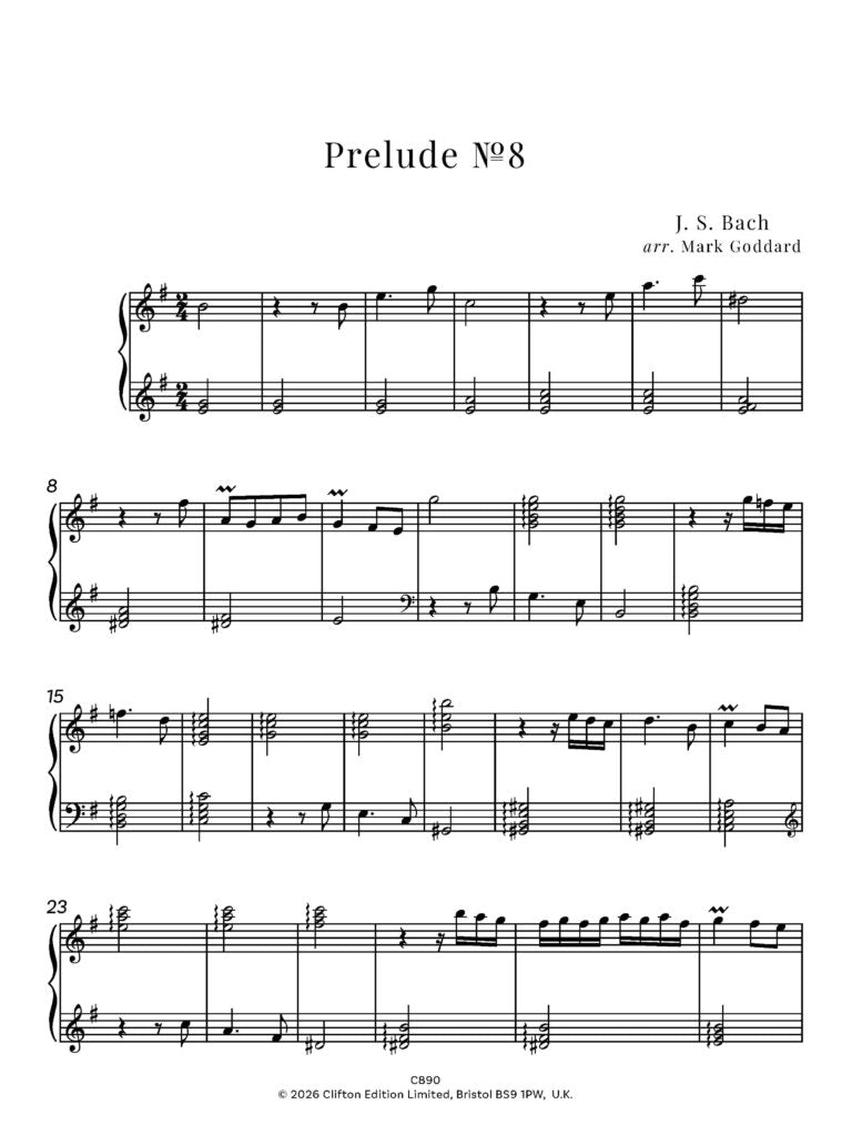 Bach Busters Book 1 Unlocked from The Well-Tempered Clavier - Digital Download