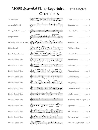 More Essential Piano Repertoire — Pre-grade - Digital Download