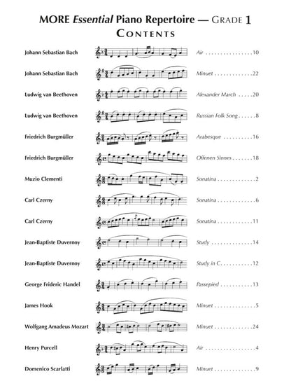 More Essential Piano Repertoire Grade 1 Digital Download