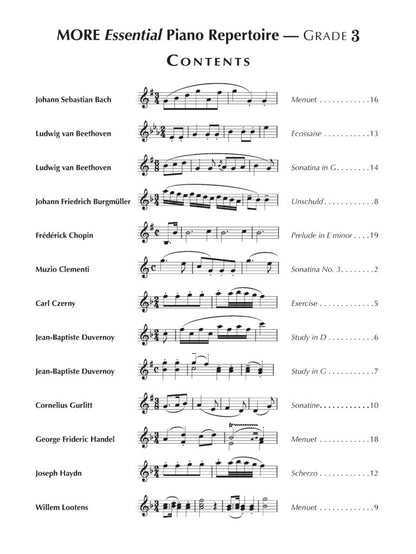 More Essential Piano Repertoire Grade 3 Digital Download