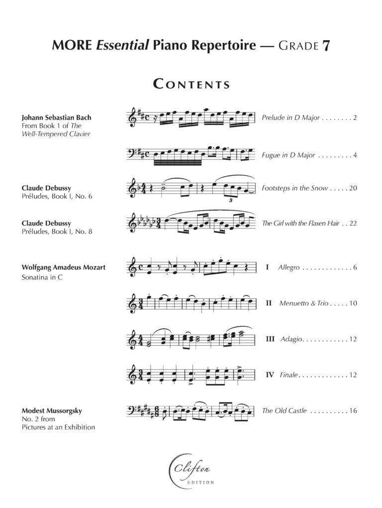 More Essential Piano Repertoire Grade 7 Digital Download