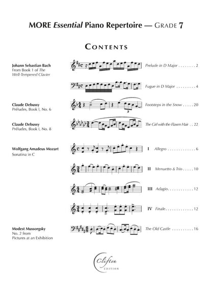 More Essential Piano Repertoire Grade 7 Digital Download