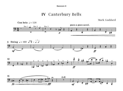 Goddard - Chesterton Flowers (Bassoon Quartet)- Digital Download