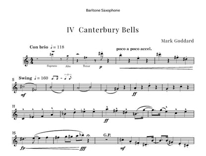 Goddard - Chesterton Flowers (Saxophone Quartet)- Digital Download