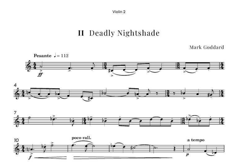 Chesterton Flowers (String Orchestra)- Digital Download