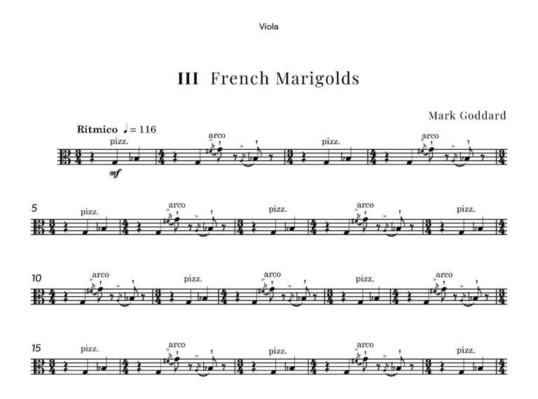Chesterton Flowers (String Orchestra)- Digital Download