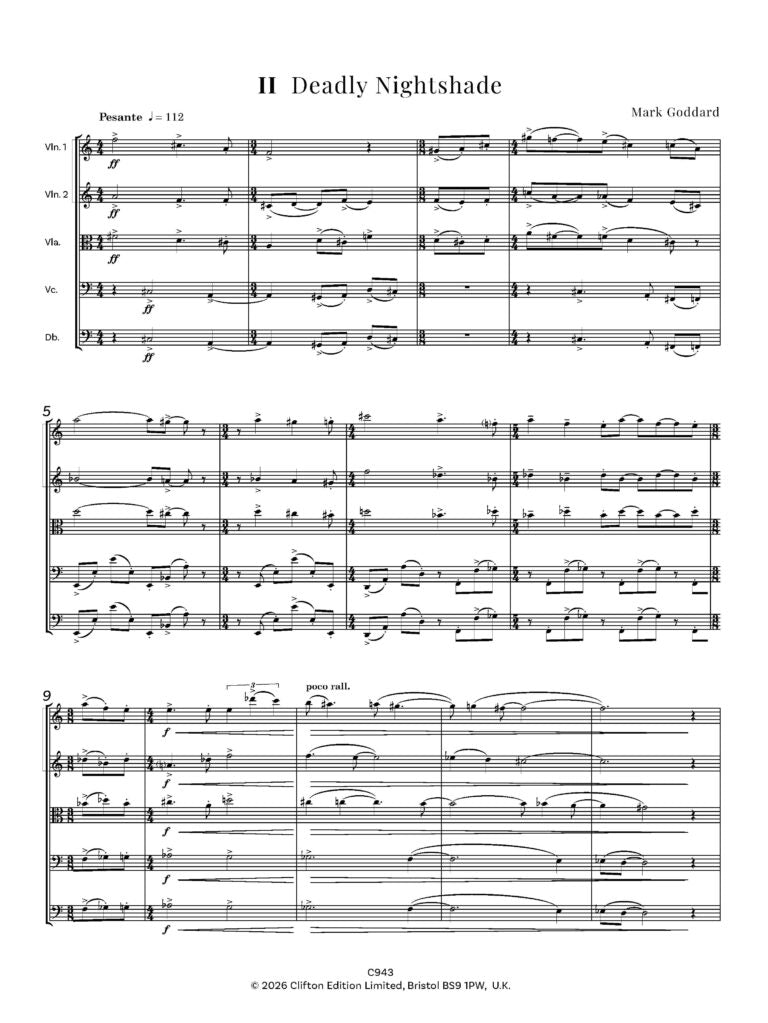 Chesterton Flowers (String Orchestra)- Digital Download