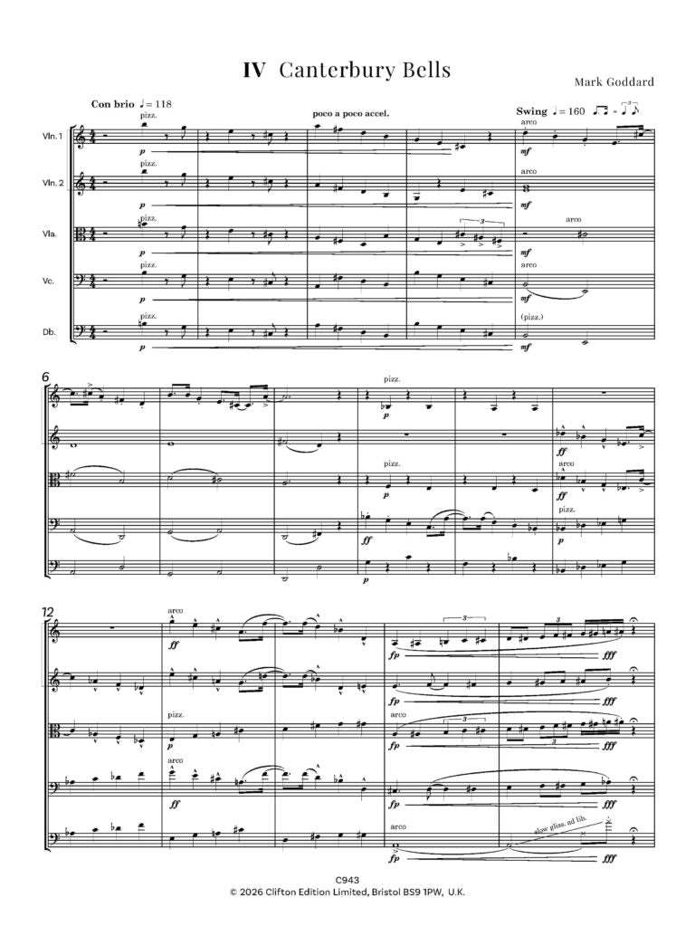 Chesterton Flowers (String Orchestra)- Digital Download