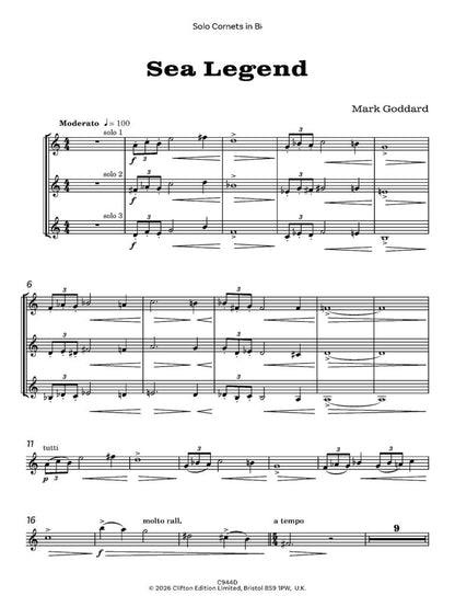 Goddard, Mark - Sea Legend for Brass Band   - Digital Download