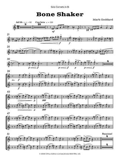 Goddard, Mark - Bone Shaker for Brass Band   - Digital Download