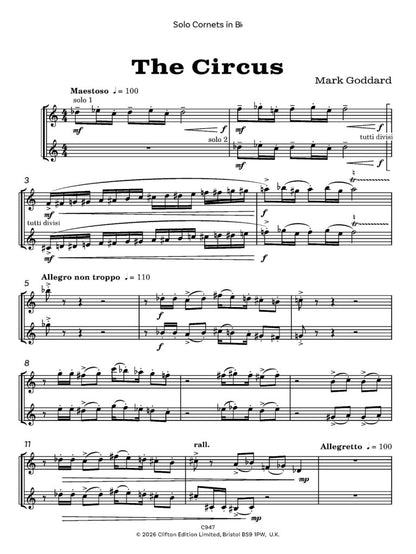 Goddard, Mark - The Circus for Brass Band A Light Overture   - Digital Download