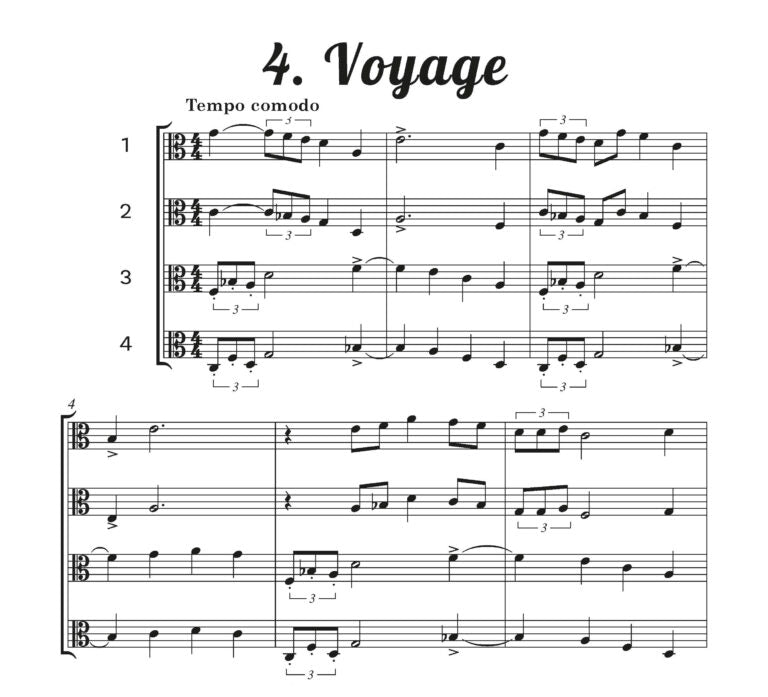 Goddard, Mark - Plain Sailing – Alto Clef Book in C Viola Duet, Trio or Quartet - Digital Download