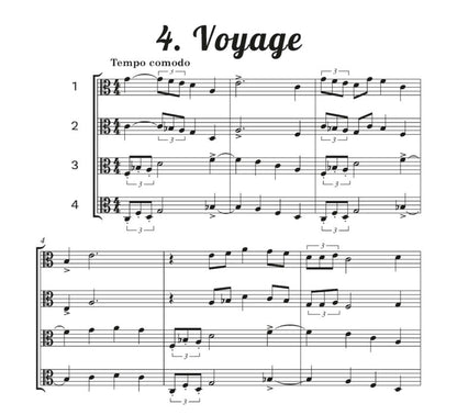 Goddard, Mark - Plain Sailing – Alto Clef Book in C Viola Duet, Trio or Quartet - Digital Download