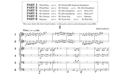 Mark Goddard - Freestyle   for flexible ensemble - (Digital Download)