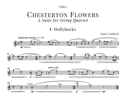 Chesterton Flowers (String Quartet)- Digital Download