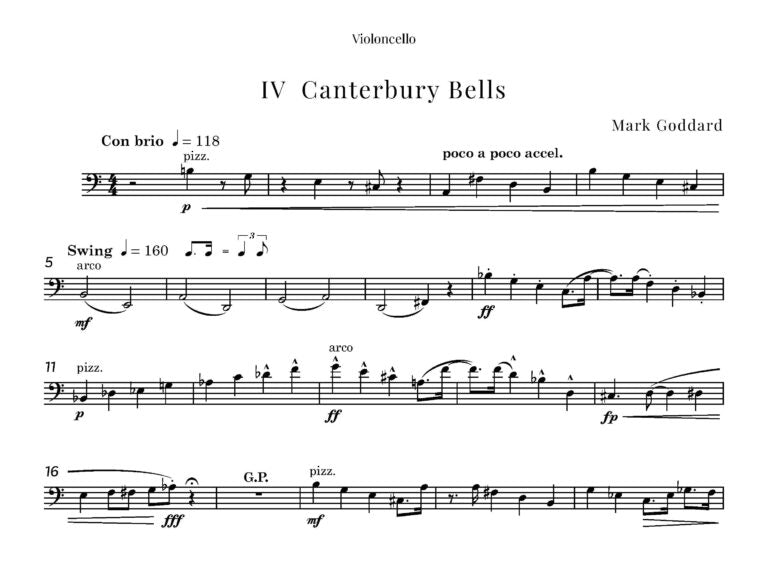 Chesterton Flowers (String Quartet)- Digital Download