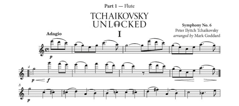 Arr Goddard Tchaikovsky Unlocked Excerpts from the Sixth Symphony for flexible ensemble - (Digital Download)