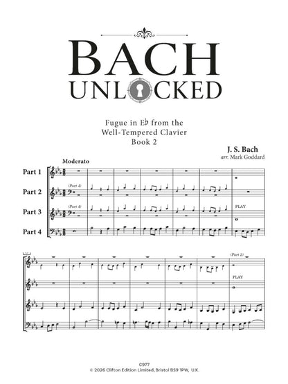 Arr Goddard Bach Unlocked for flexible ensemble - (Digital Download)