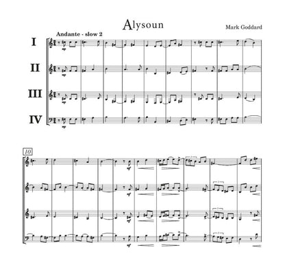 Goddard, Mark - Springtide for flexible ensemble - (Digital Download)