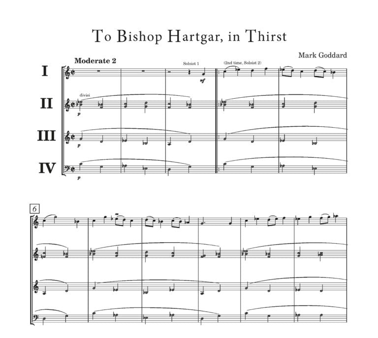 Goddard, Mark - Springtide for flexible ensemble - (Digital Download)