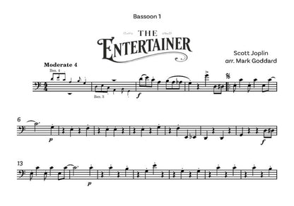 Scott Joplin arr. Mark Goddard- The Entertainer (Bassoon Quartet)- Digital Download
