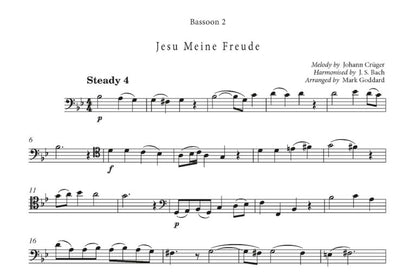 Johann Sebastian Bach arr. Mark Goddard - Bach Chorale Bassoon Collection (Bassoon Quartet)- Digital Download