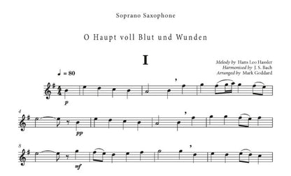 Bach Chorale Saxophone Collection (Saxophone Quartet)- Digital Download