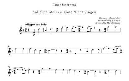 Bach Chorale Saxophone Collection (Saxophone Quartet)- Digital Download