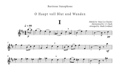 Bach Chorale Saxophone Collection (Saxophone Quartet)- Digital Download