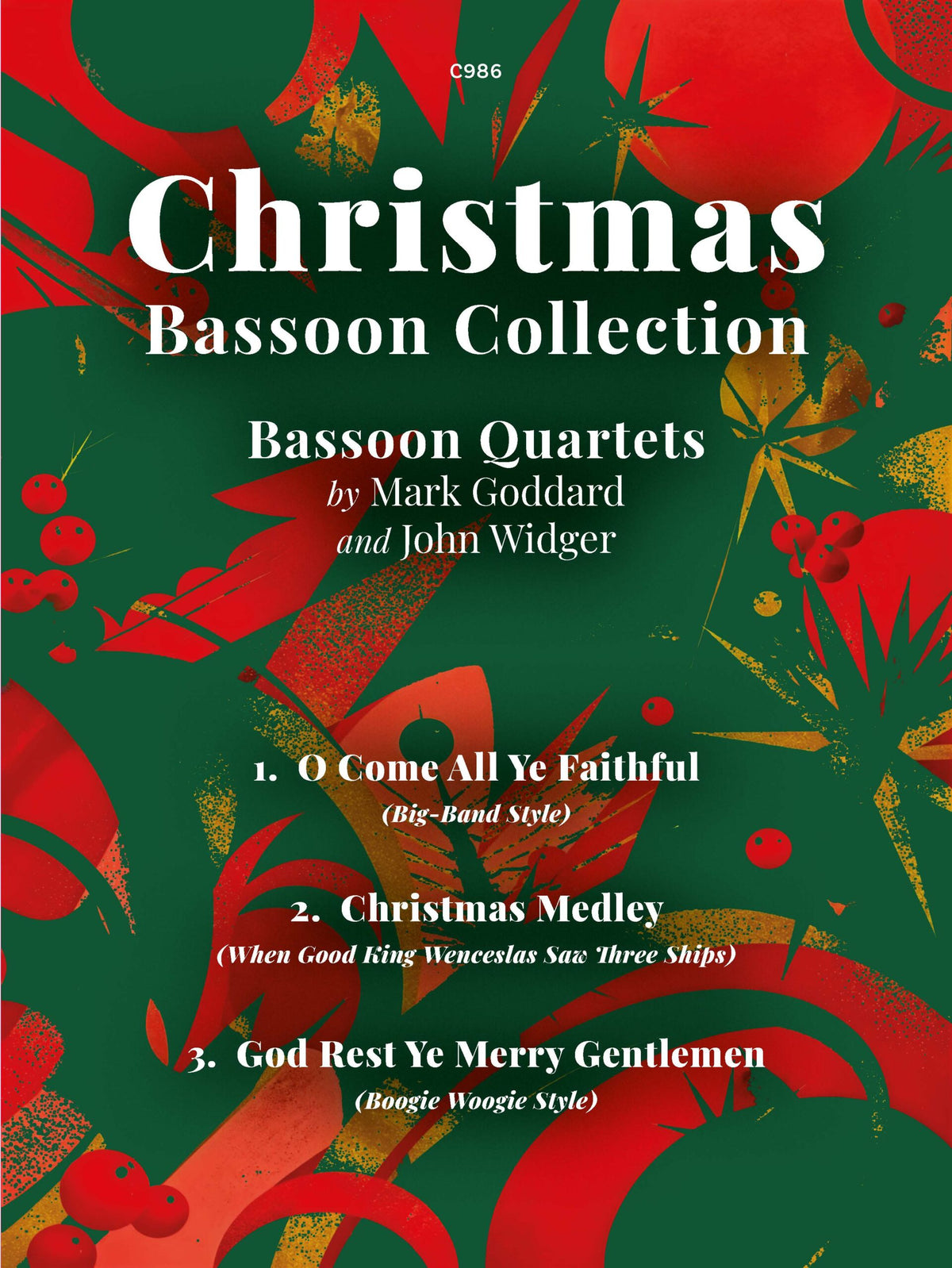Traditional arr. Mark Goddard and John Widger - Christmas Bassoon Collection (Bassoon Quartet)- Digital Download