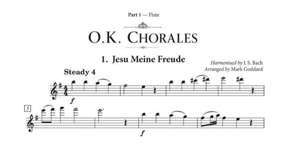Arr Goddard Bach O.K. Chorales for flexible ensemble - (Digital Download)