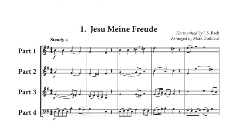 Arr Goddard Bach O.K. Chorales for flexible ensemble - (Digital Download)