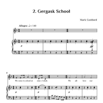 Goddard, Mark - Gergask Songs Six Songs for Primary School - (Digital Download)