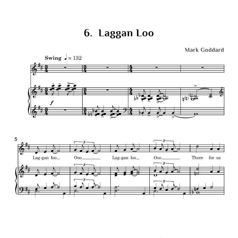 Goddard, Mark - Gergask Songs Six Songs for Primary School - (Digital Download)