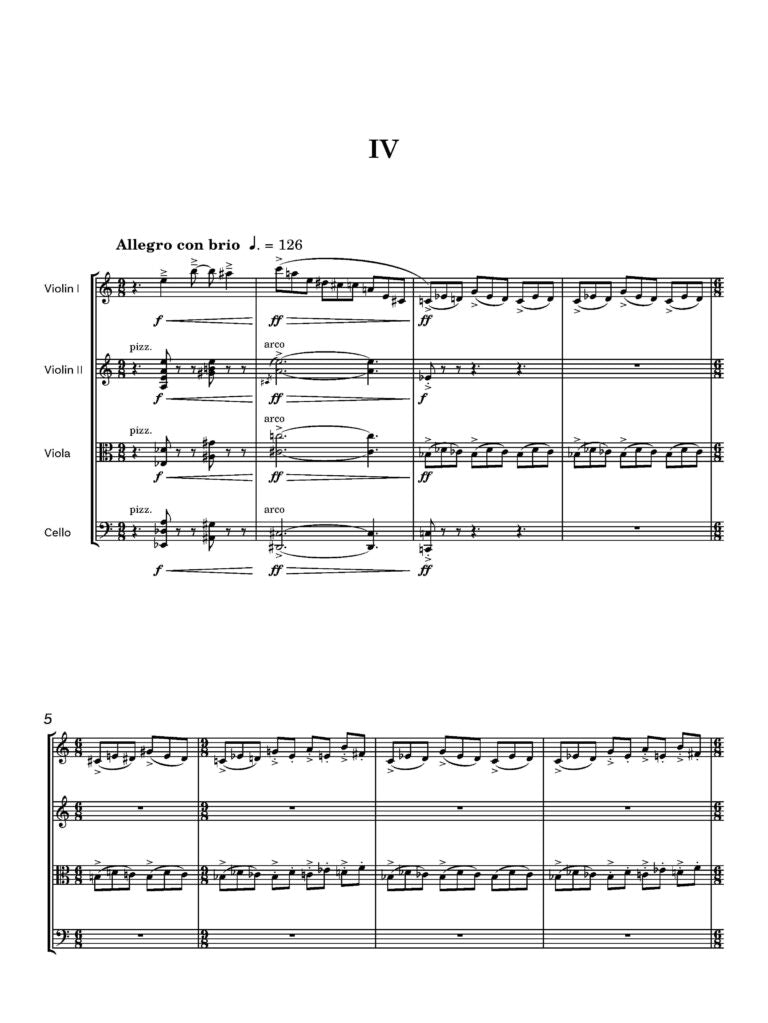 Mark Goddard - Halloween 13 Scary Minutes for String Quartet - Digital Download
