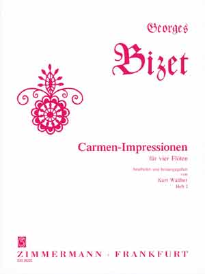 Carmen Impressions Book 2 for 4 flutes
